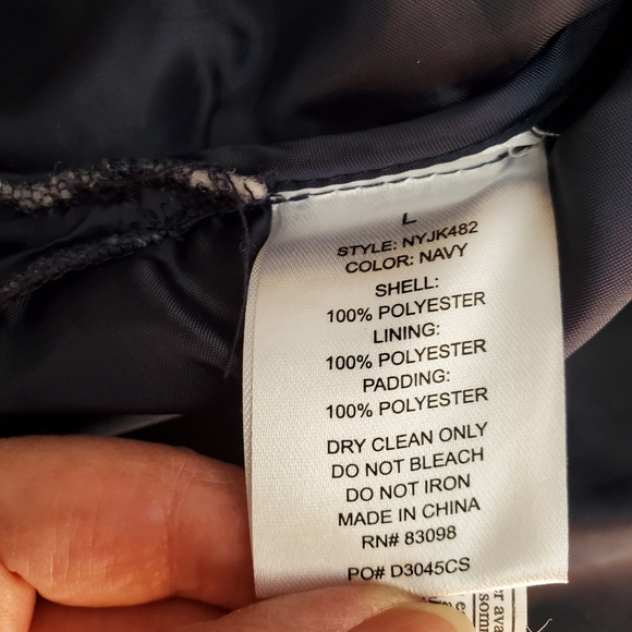 Ci SONO Navy Puffer Jacket - Picture 5 of 7